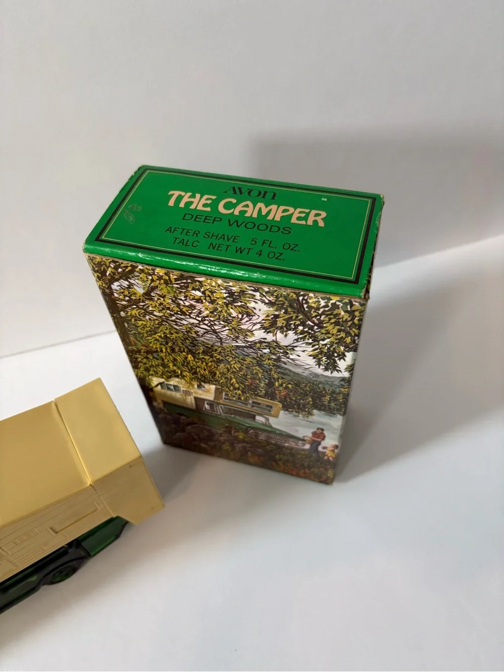 Vintage Avon “The Camper” Aftershave Decanter
